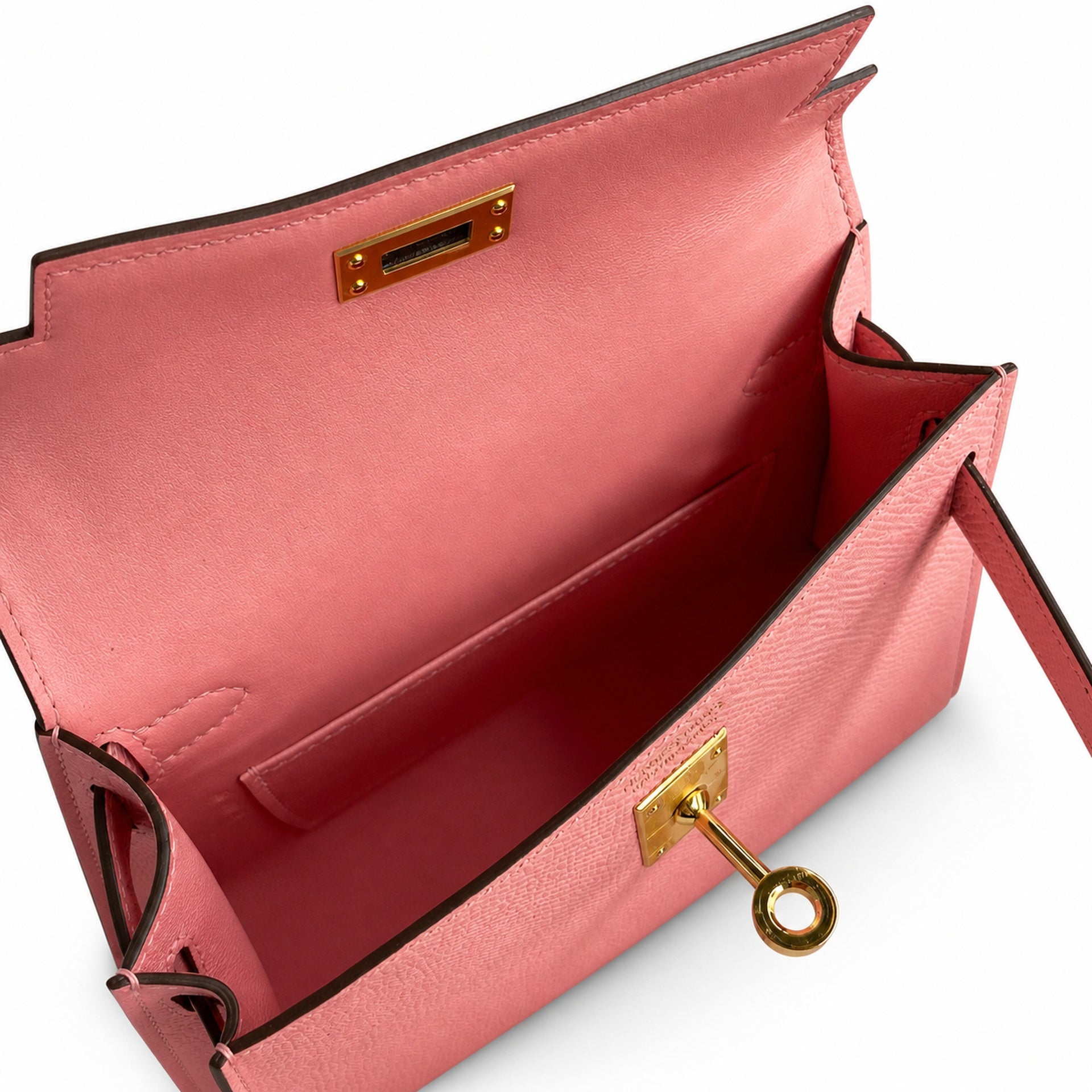 Hermès Kelly Sellier 19 Rose Confetti Epsom Gold Hardware