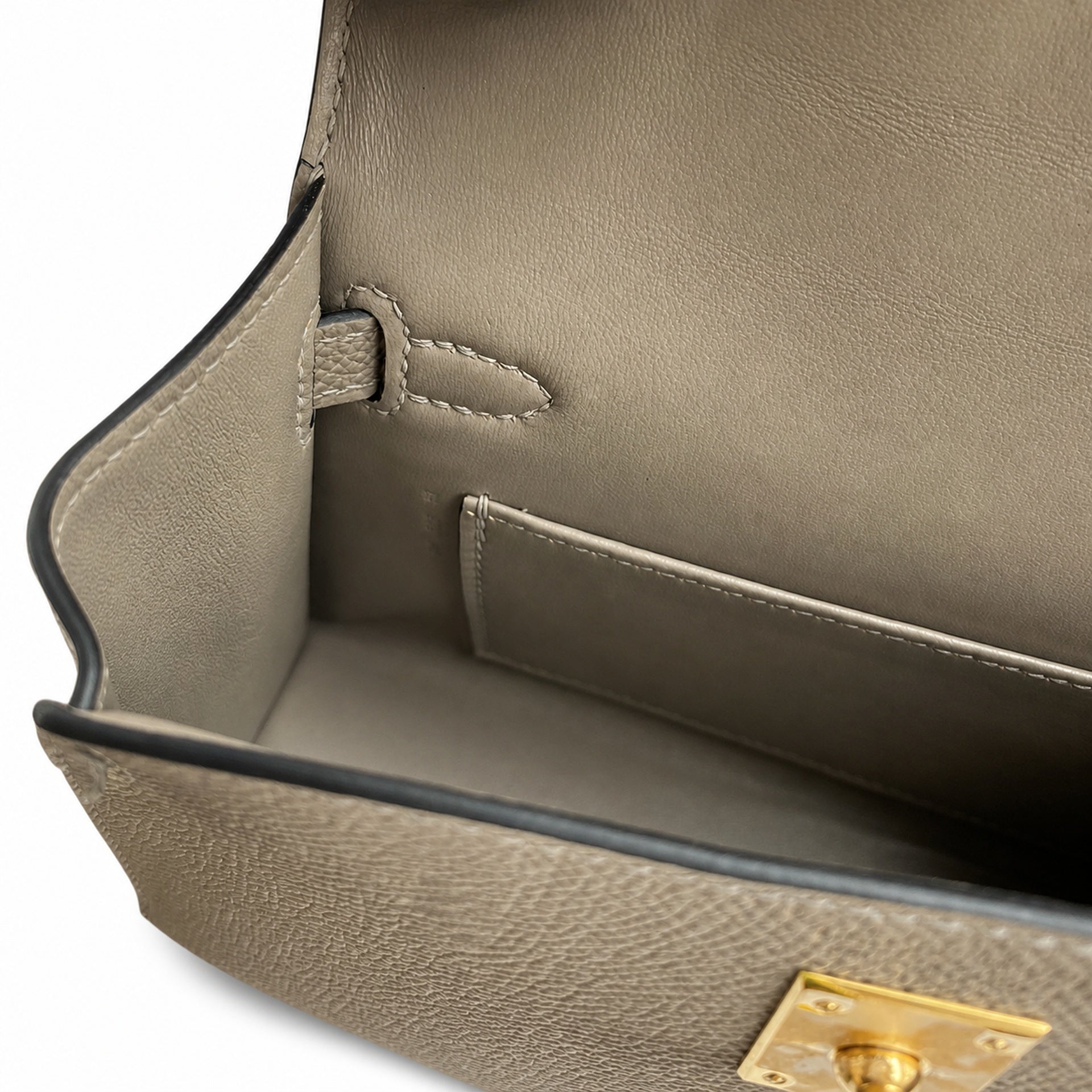 Hermès Kelly Sellier 19 Gris Asphalte Epsom Gold Hardware