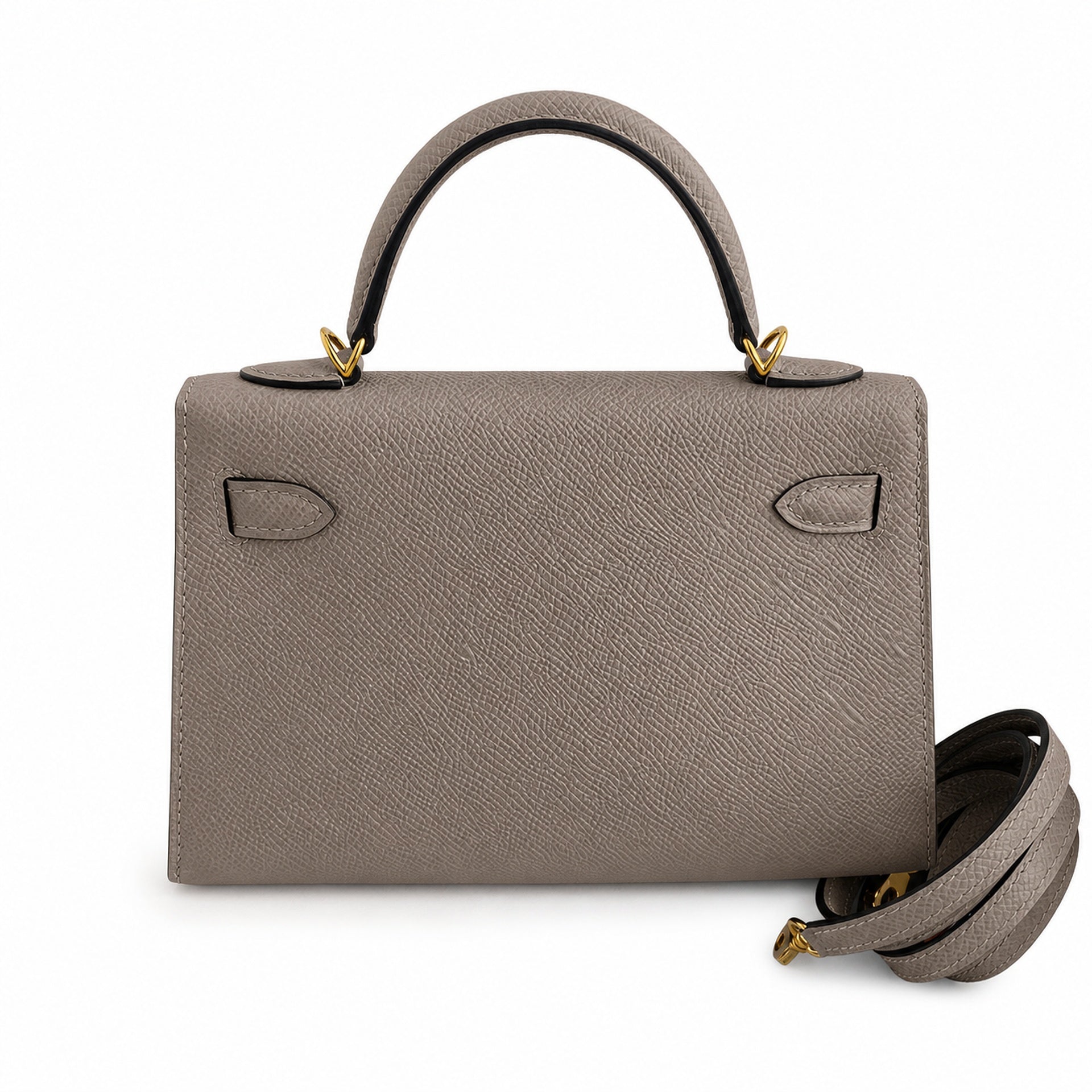 Hermès Kelly Sellier 19 Gris Asphalte Epsom Gold Hardware