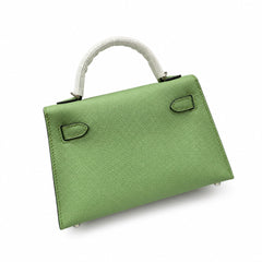 Hermès Kelly Sellier 19 Vert Pomme Epsom Palladium Hardware
