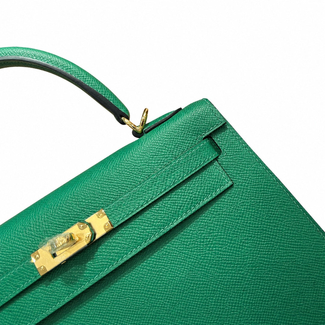 Hermès Kelly II 25cm Vert Vertigo Epsom Calf Leather Gold Hardware