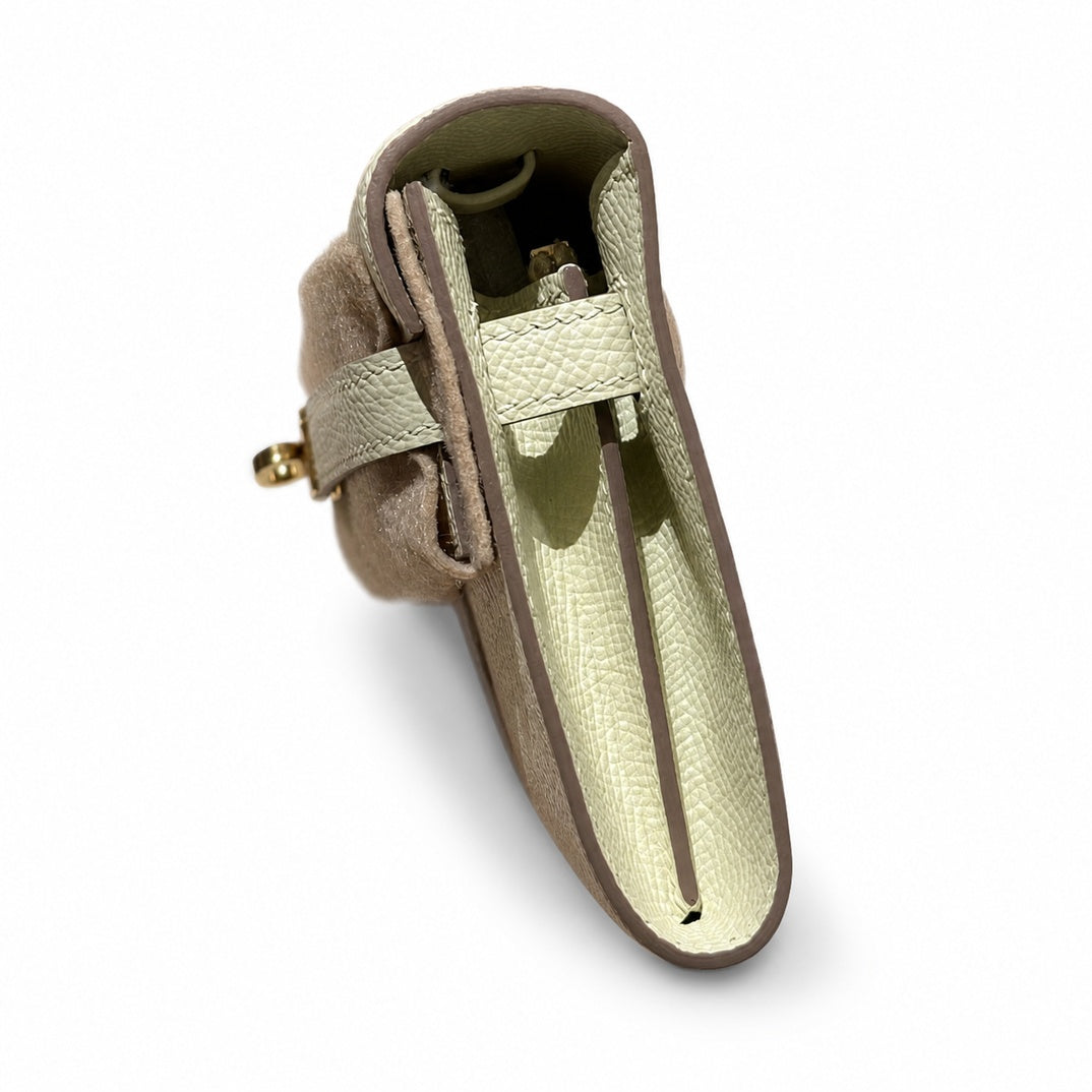 Hermès Kelly To Go Craie Epsom Calf Leather Gold Hardware
