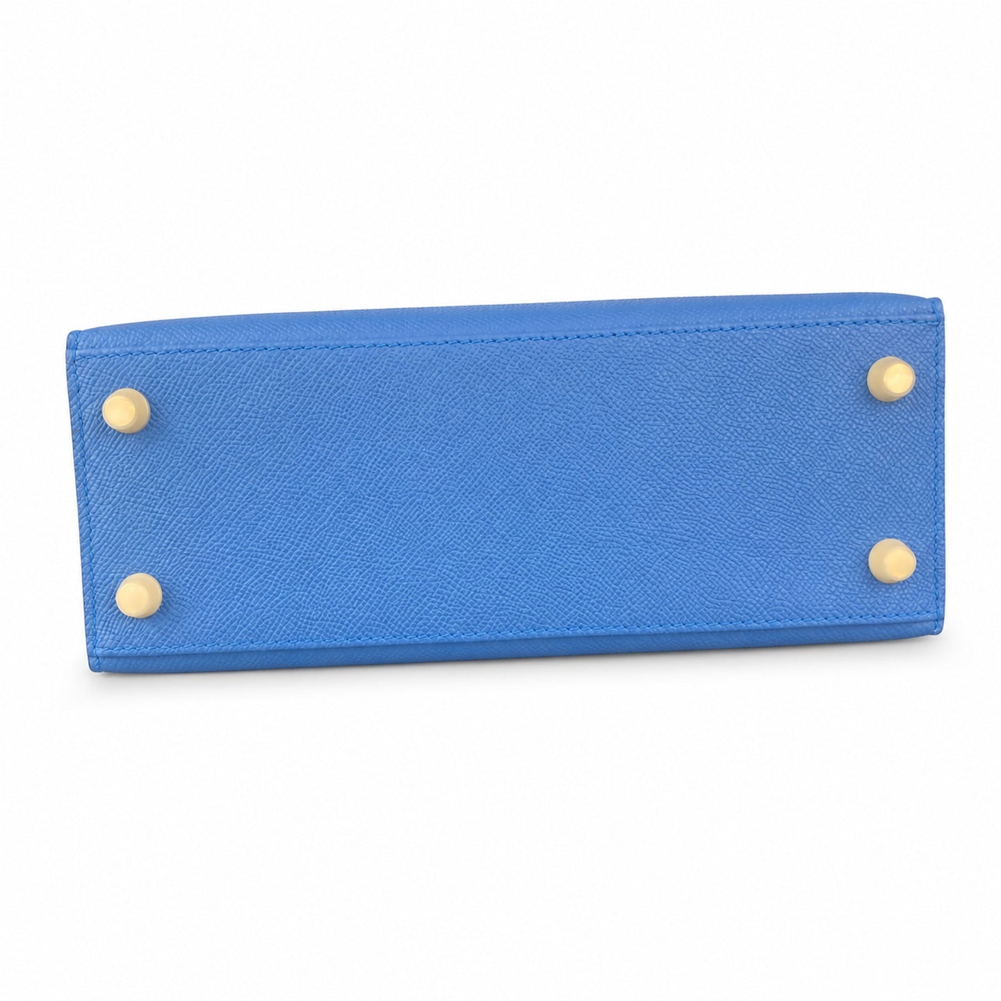 Hermès Kelly 25 Tanzania Blue Epsom Gold Hardware