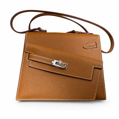 Hermès Kelly En Désordre 20cm Gold Epsom Calf Leather Palladium Hardware