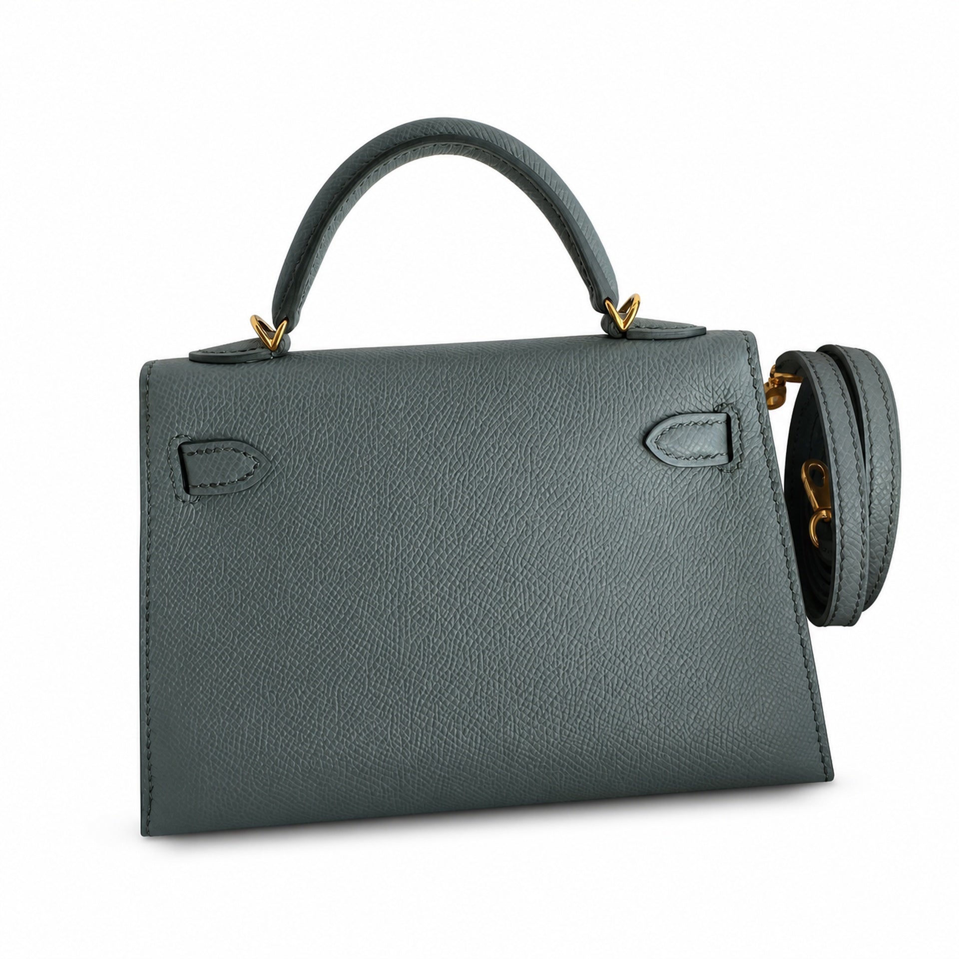 Hermès Kelly Sellier 19 Vert Amande Epsom Gold Hardware