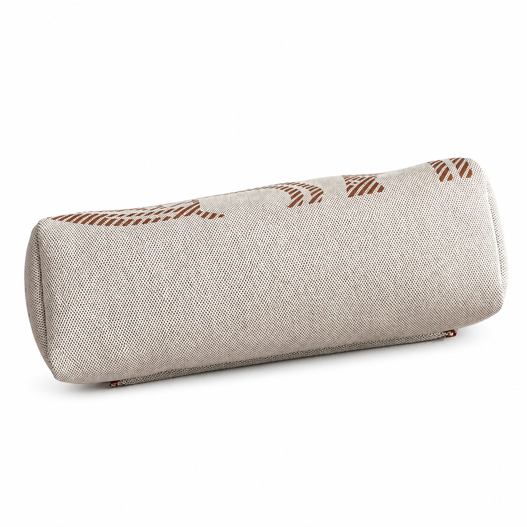 Hermès Herbag Zip 31 Écru Toile H Fauve H Geometric Stripe Print / Fauve Vache Hunter Leather Palladium Hardware