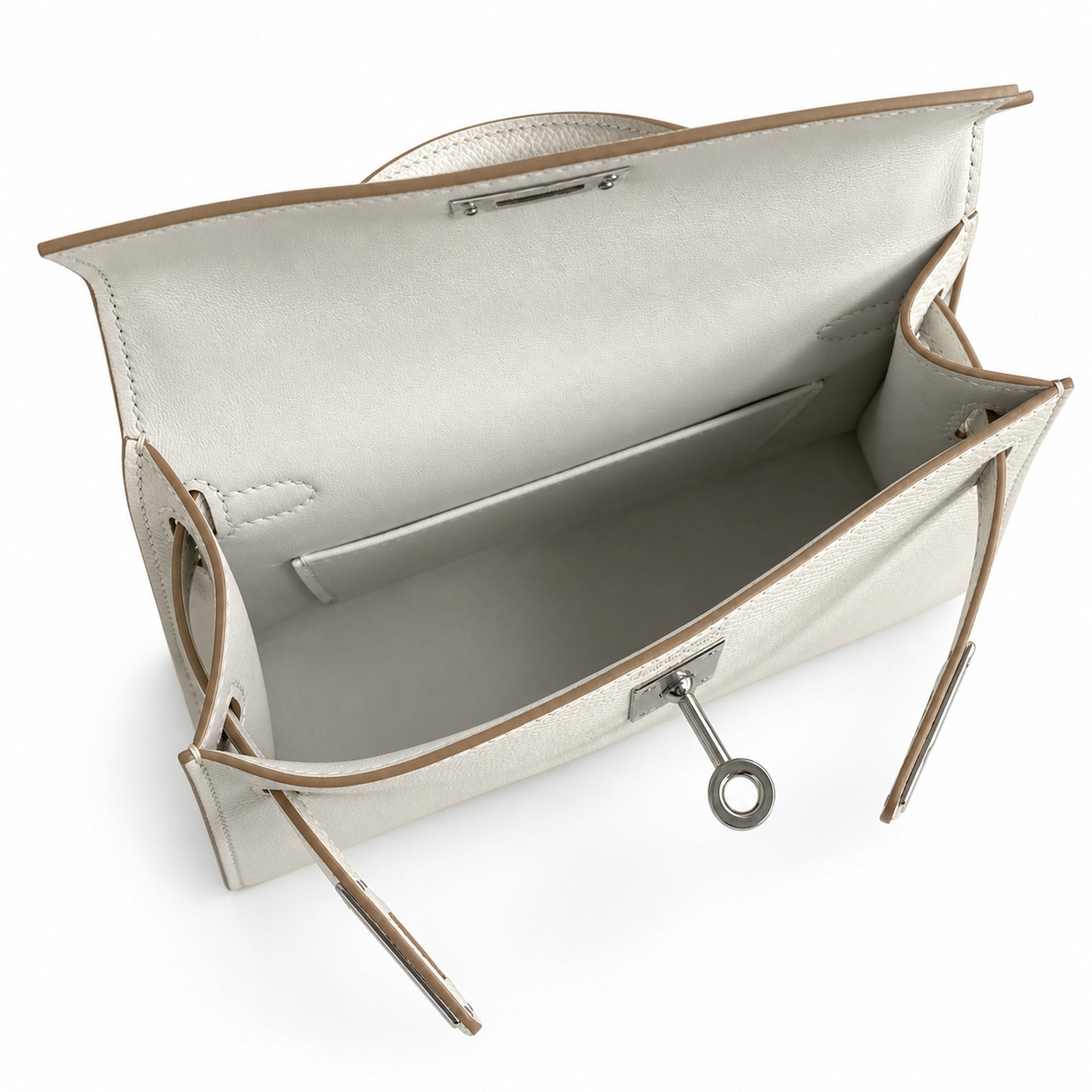 Hermès Kelly Sellier 19 Gris Perle Epsom Palladium Hardware