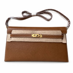 Hermès Kelly Shoulder Gold Epsom Gold Hardware