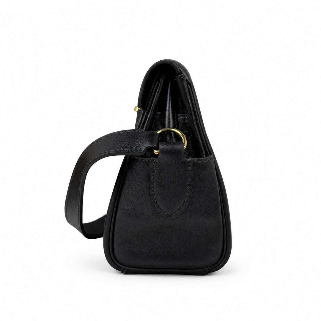 Kelly Messenger PM 27 Veau Togo, Noir, Gold Hardware