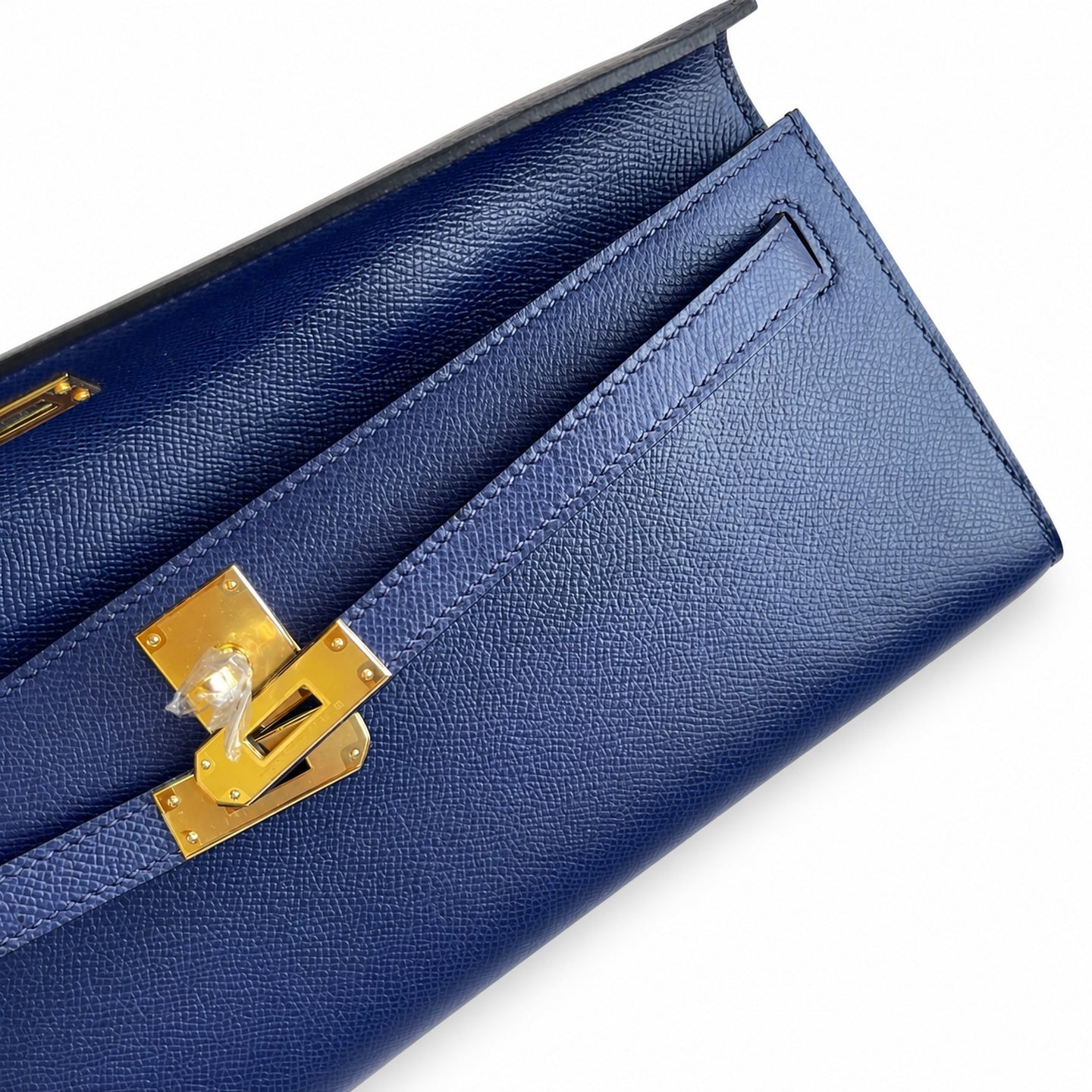 Hermès Kelly Cut 31 Clutch Epsom Leather Picture Dark Blue