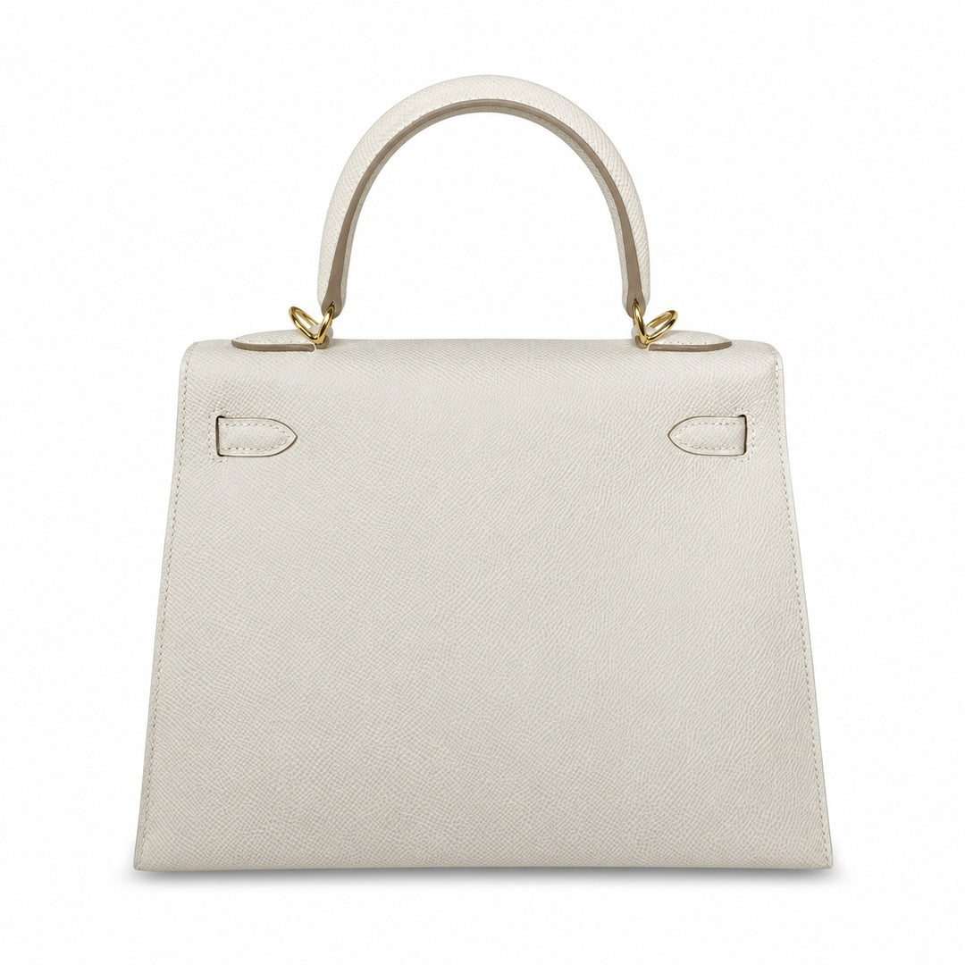 Hermès Kelly Sellier 25cm Milkshake Epsom Calf Leather Gold Hardware