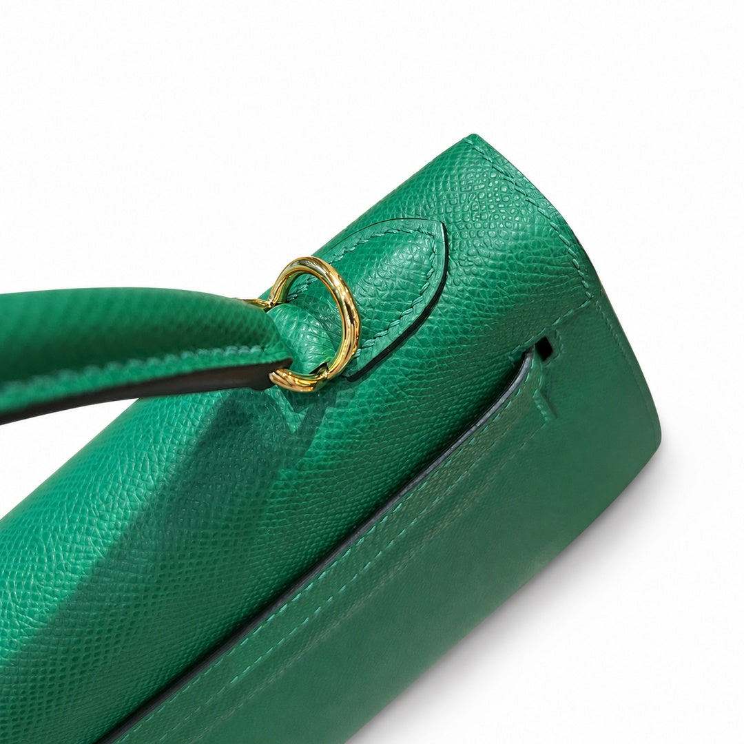 Hermès Kelly II 25cm Vert Vertigo Epsom Calf Leather Gold Hardware