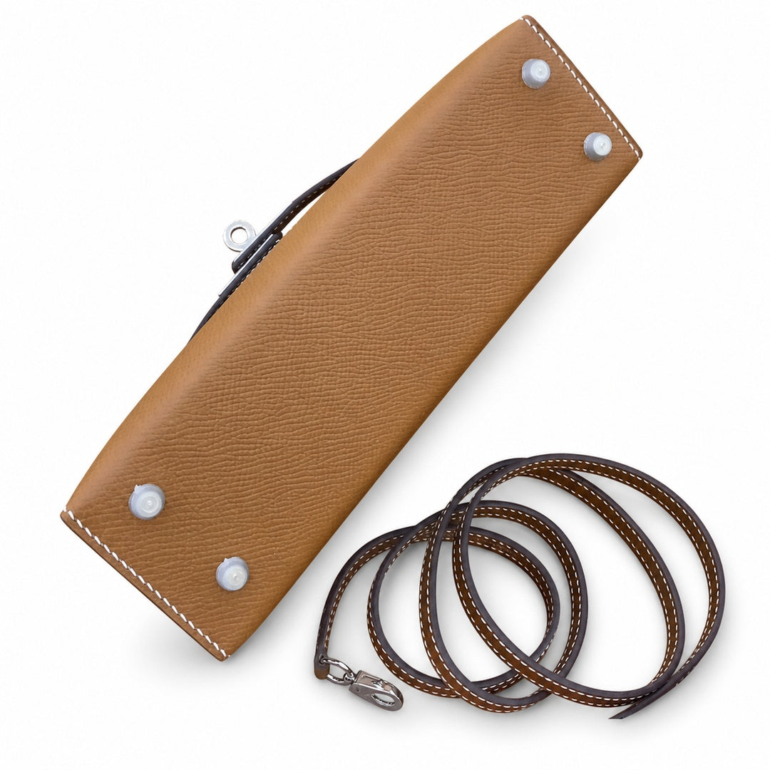 Hermès Kelly Sellier 19 Étoupe Epsom Palladium Hardware