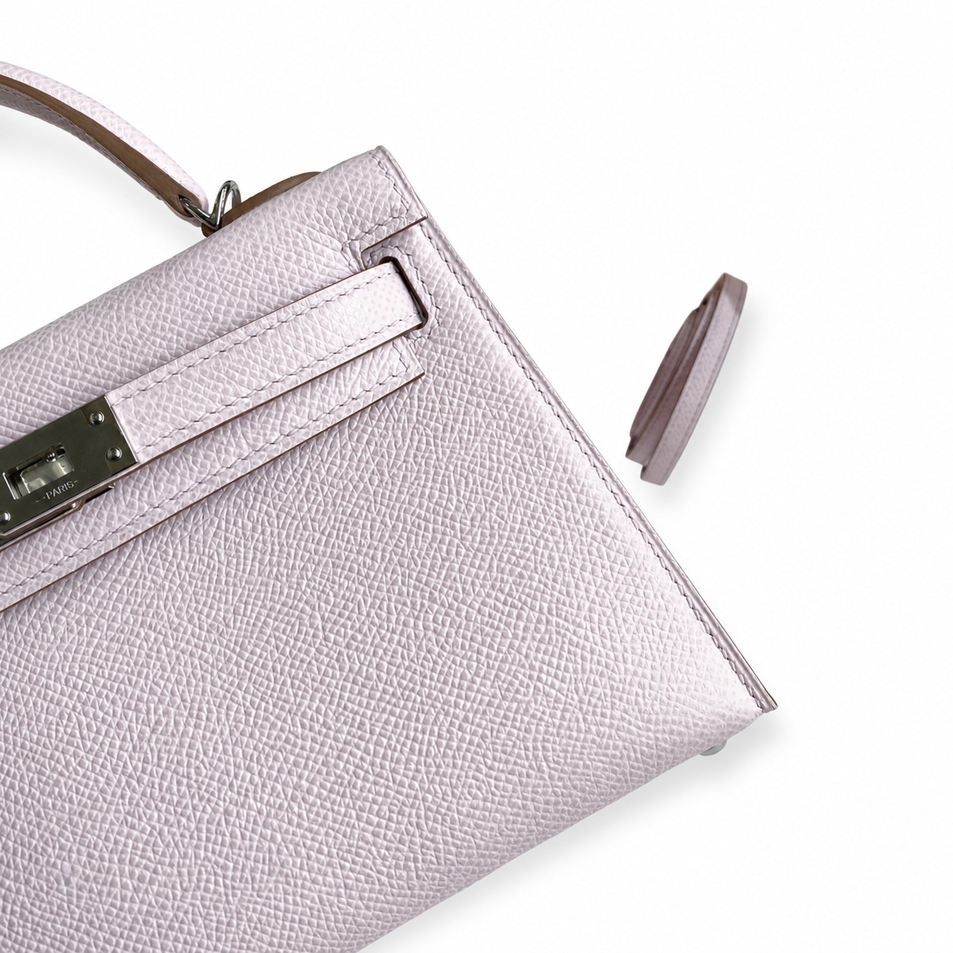 Hermès Kelly Sellier 19 Lilas Epsom Palladium Hardware