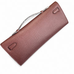 Hermès Kelly Cut 31 Clutch Epsom Leather Picture Burgundy